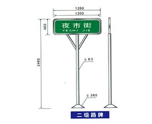 威海地名标识牌